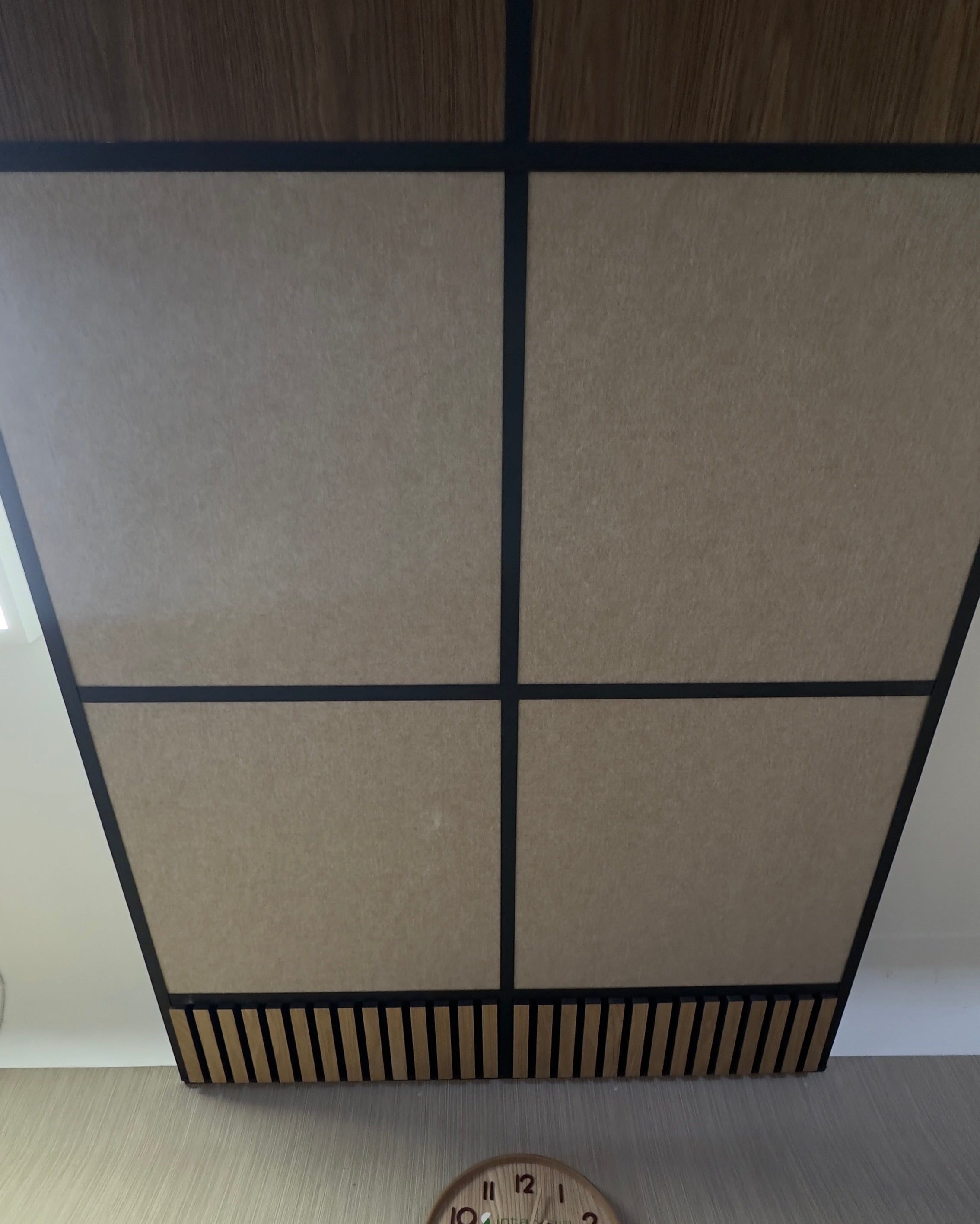 LIGHT GREY PET-FELT SUSPENDED CEILING PANELS