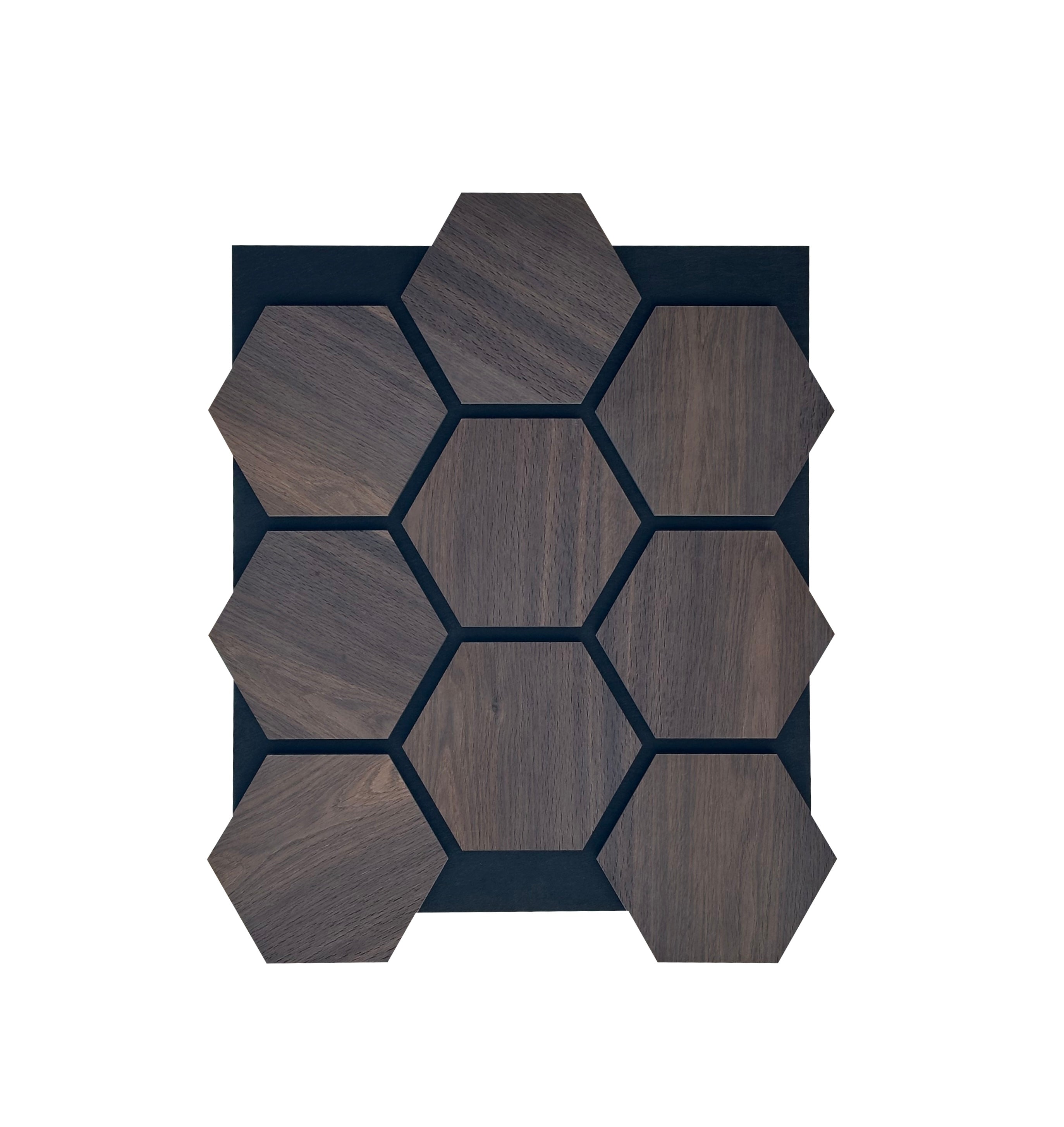 NATURAL OAK HEXAGON ACOUSTIC PANELS